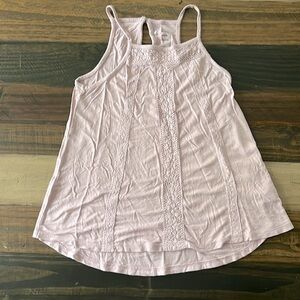 Girls purple no sleeve dress tank size 7/8